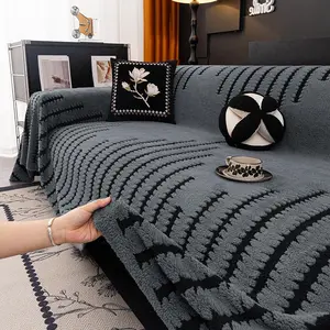 Plush Sofa Cover, Soft Comfortable Couch Protector and Sofa Towel for Living Room, Bedroom, Hotel or Dormitory, Sofa Slipcover for Hmoe Decor