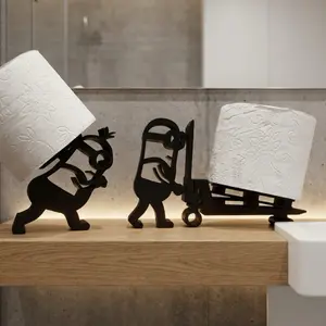 Cartoon Toilet Paper Holder- 2 Characters !!