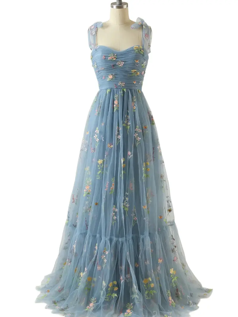 Macys Embroidered Top Prom Dress Macy's Formal Prom Dress, New, Mint Green  With White Overlay And