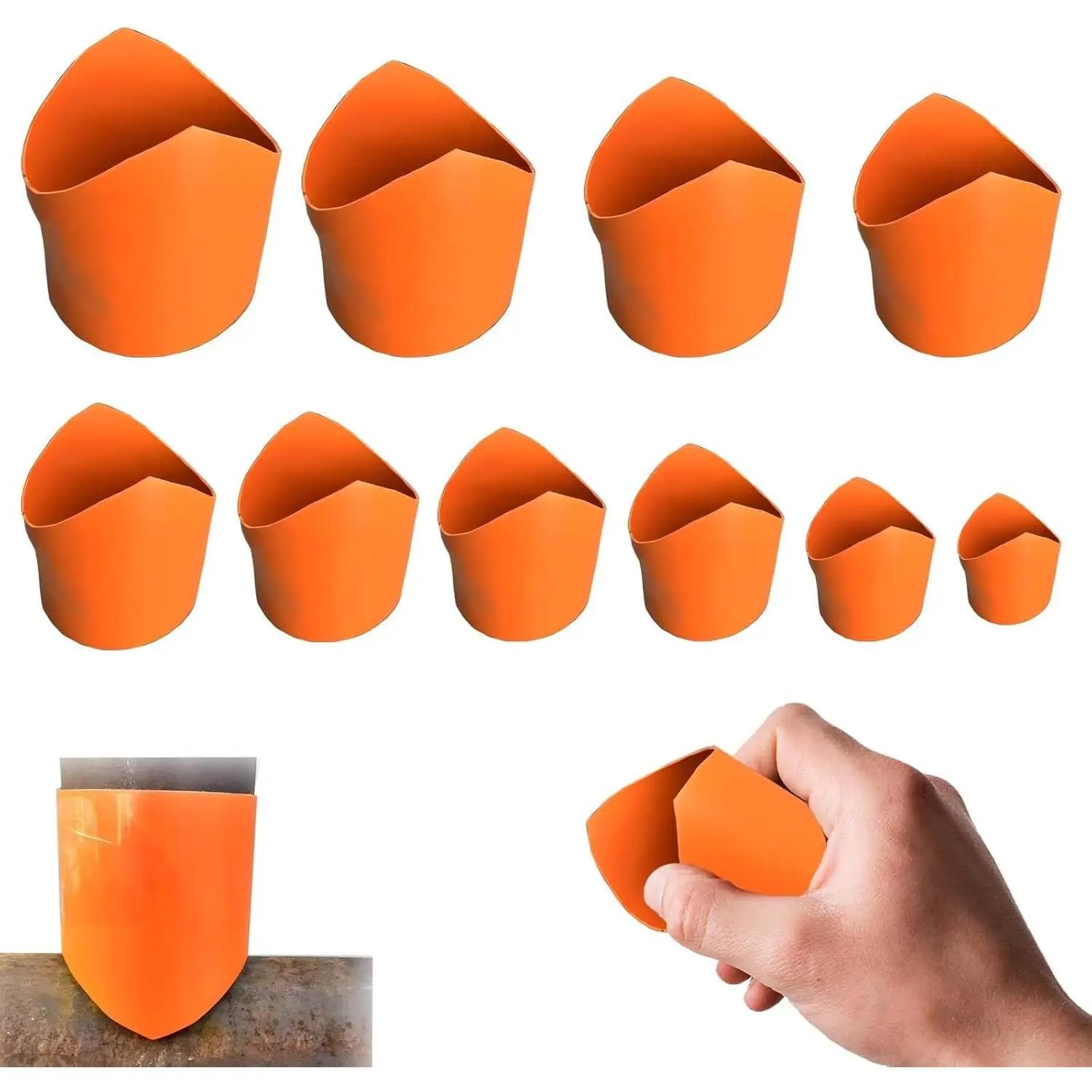 Precision Pipe Saddle Template Cutting Guide for Plumbing - Accurate Arc Edge and Contour Cut Guides, Suitable for Metal Pipes, Miter Installation