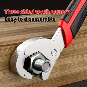 Multifunctional Universal Wrench Tool, Adjustable Large Opening Fast Wrench, High Hardness Hand Tool for Home Repair, Maintenance & Daily Use, Universal Fit for Nuts, Bolts & Various Fasteners, Practical & Durable