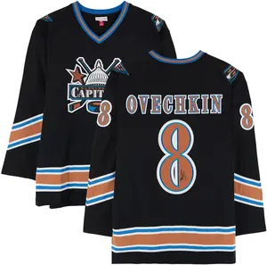 Alex Ovechkin Washington Capitals Autographed 2005 Black Mitchell & Ness Replica Jersey - Fanatics Authentic Certified