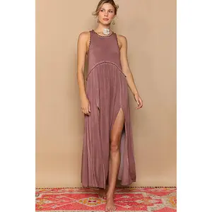Cabernet Coast Maxi Dress