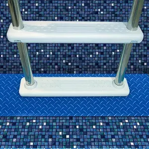 Durable PVC Pool Ladder Mat, Non-slip Water-resistant Pool Step Protection Mat, Easy Installation Mat, Pool Accessories