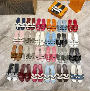 Women's Flat Slippers with Metal Buckle - Stylish & Versatile Spring/Summer New Arrivals SpringStatements