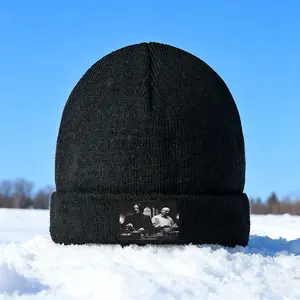 Retro Chef Cooking Scene Print Beanie Hat Winter Warm Knit Cap Suitable for Outdoor Activities and Casual Wear for Food Lovers and Culinary Enthusiasts Perfect Holiday Gift for Christmas Thanksgiving and Winter Celebra