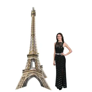 8 Ft. 3D Realistic Eiffel Tower Grand Events Cardboard Cutout Stand-Up
