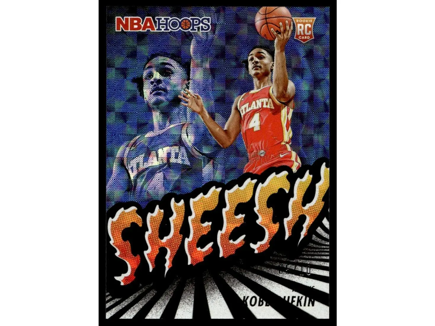 2023 Panini NBA Hoops #15 Kobe Bufkin Sheeeesh Rookie Atlanta Hawks