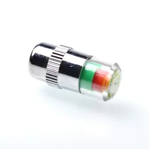 【Father's Day Gift】4PCS Tire Pressure Monitor Valve Caps - 32 PSI 3-Color Alert Indicator Sensors, Universal for Cars, SUVs, Easy Safety Check, Car Tire Valve Stem Tool