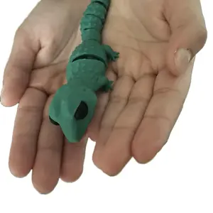 Green Gecko Adult Fidget Toy Stress Relief & Sensory Play for Adults Soft Flexible Design Ideal for Anxiety Relief