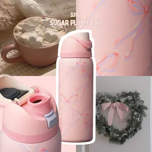 Owala “Sugar Plum Fairy” Insulated Water Bottle – Magical Pink & Purple Aesthetic Flask for Girls, Travel & Daily Hydration
