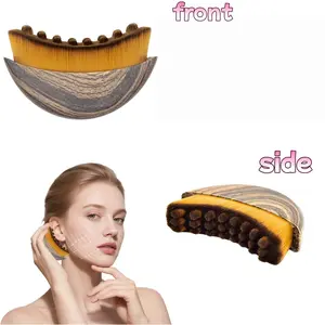 Lymph Detox Facial Brush Set with Storage Box, Cleansing & Drying, Skincare, Chin & Jawline Shaping, Ergonomic Design, Reduces Swelling, Facial Care Tool