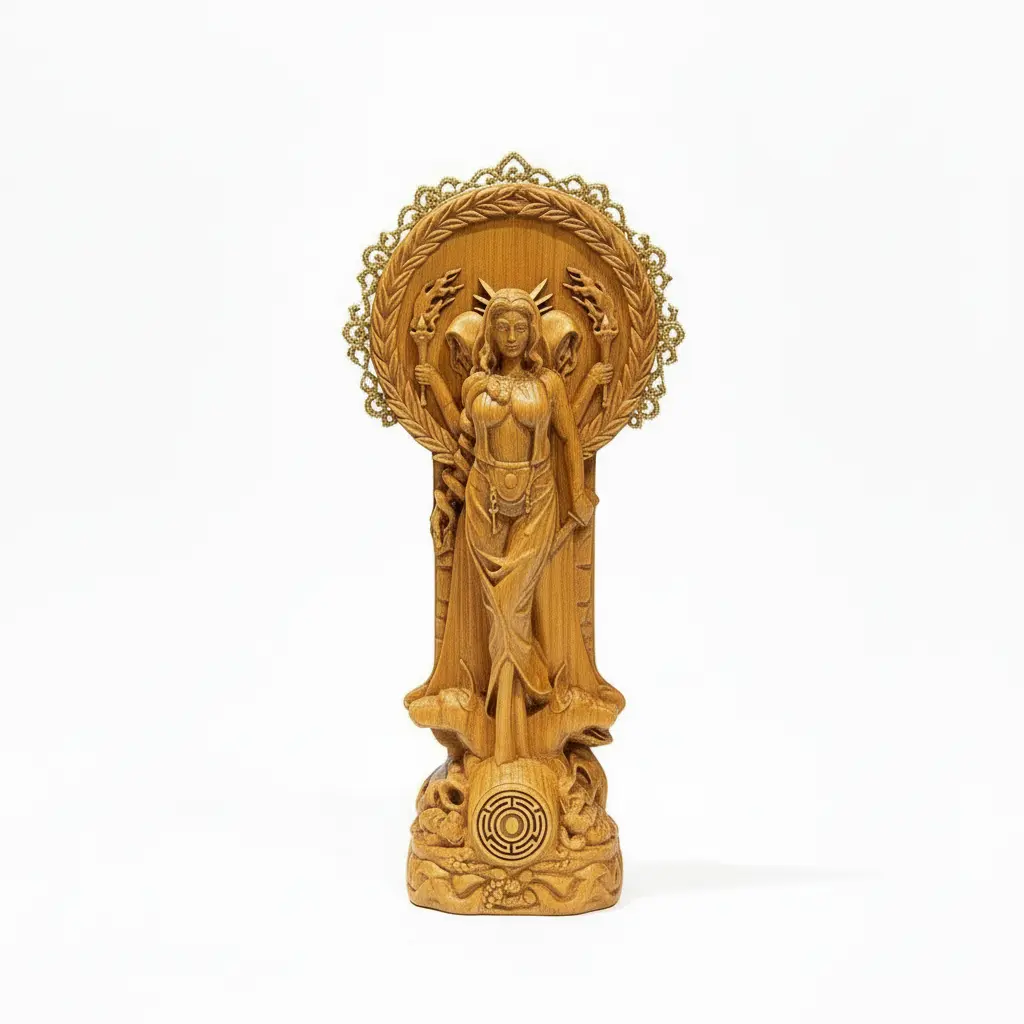 Hecate Statue — Crossroads Deity Figure Decor Ornaments