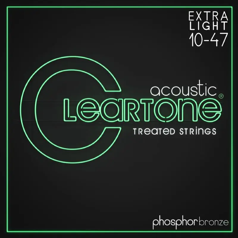 Cleartone CT-7410-U Acoustic Phosphor Bronze Guitar Strings - Extra Light 10-47