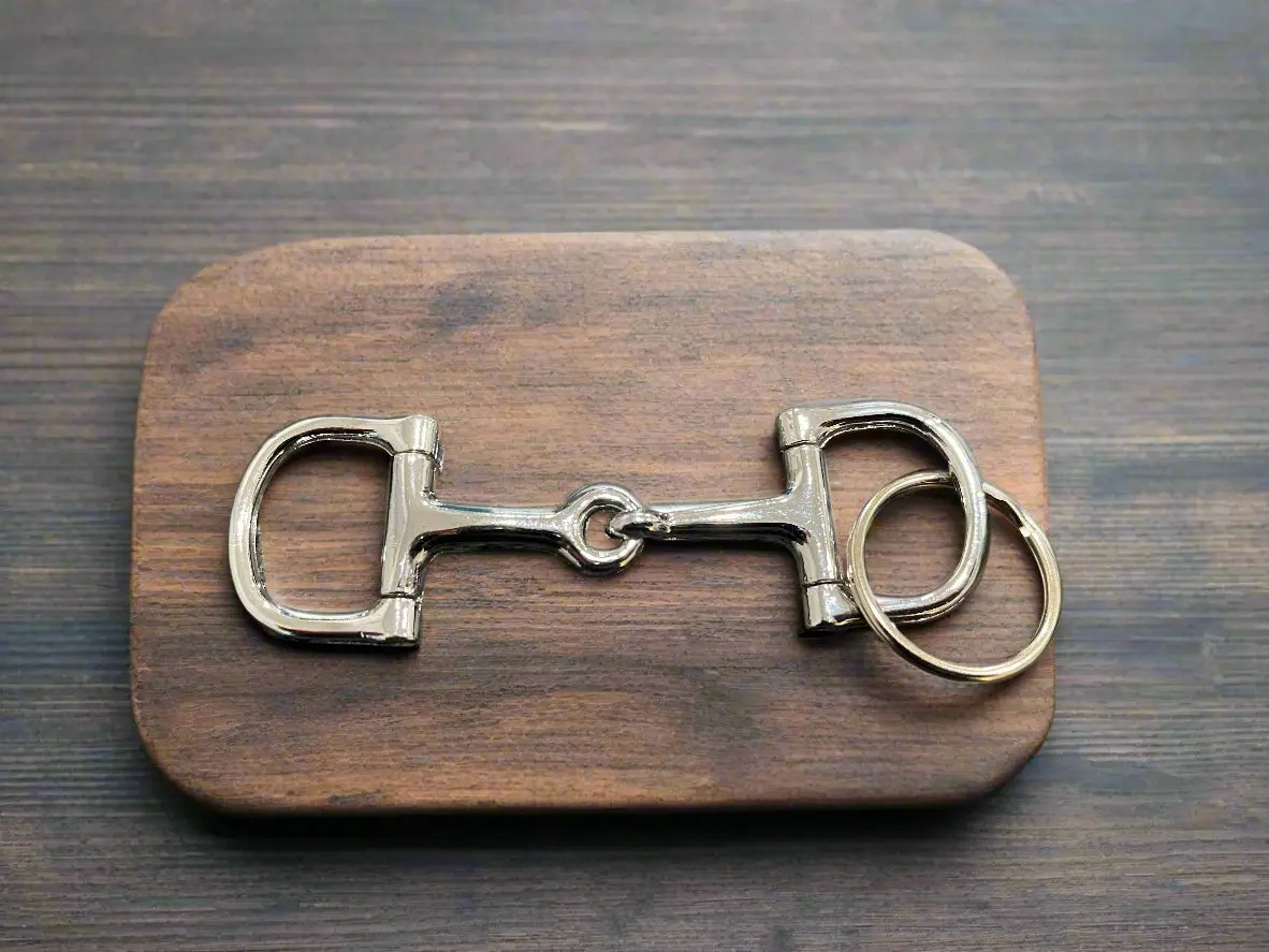 horse bit keychain