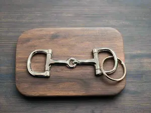 horse bit keychain