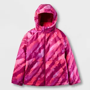Kids' Abstract 3-In-1 Jacket - All In Motion Pink S