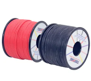 TUOFENG 18 awg Electrical Wire 300 Feet [150 ft Black and 150 ft Red] Wire - 18 Gauge Silicone Wire Hook Up Wire Cable - Flexible Silicone Tinned Copper Wire