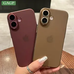 Ultra Thin PP Case For iPhone 16 15 14 13 12 Mini 11 Pro Max X XR XS Matte Cover For iPhone 16 Plus Slim Clear Shockproof Cases springtok aesthetic pattern design Protector Screen Protector Protection Protective Cellphone Casing Smartphone Gold