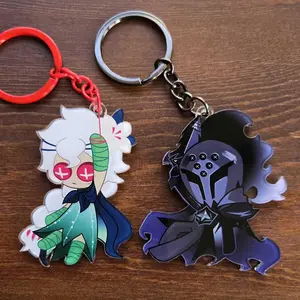 Cookie Run Kingdom Keychains - White Lily Cookie and Silent Salt Cookie, CRK Keychain, Small, Meaningful, Unique Keychains That Add Charm To Every Bag And Key.