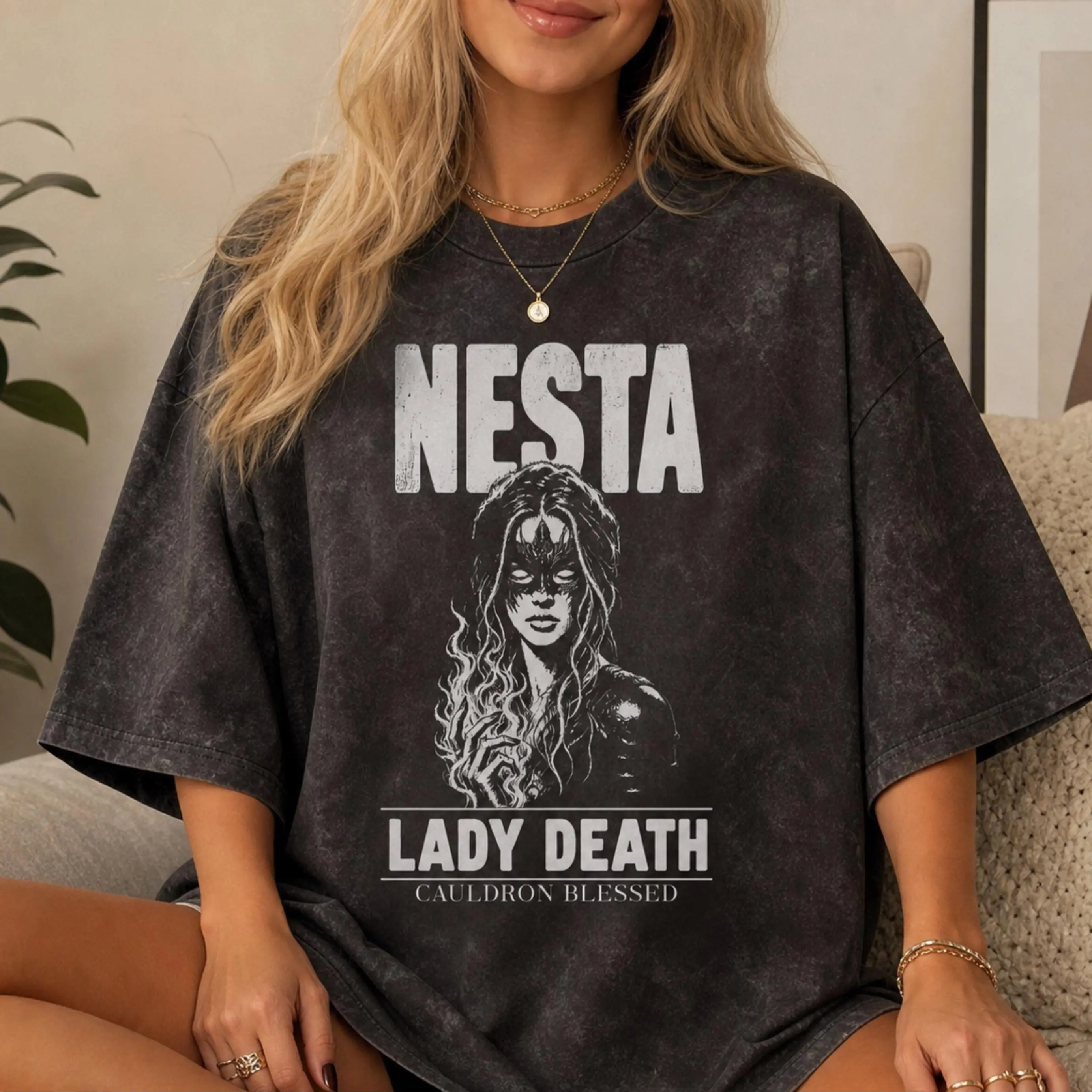 Comfort Colors Nesta Archeron Shirt, Valkyrie Tee, ACOTAR Fantasy Shirt, Cassian Tee, Velaris Shirt, Night Court, House of Wind, Romantasy, Vintage, BookTok