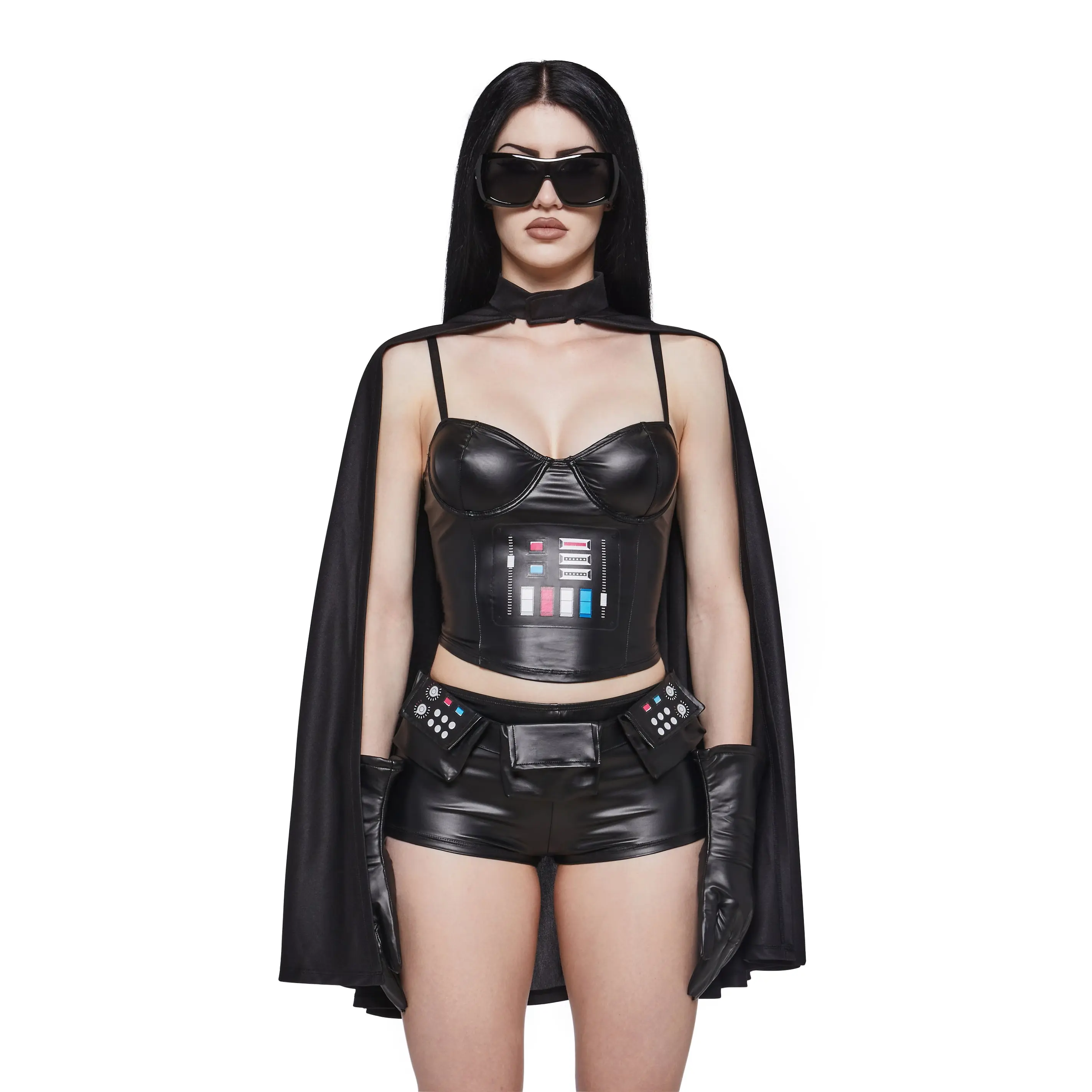 Dark Father Costume Set with Cape