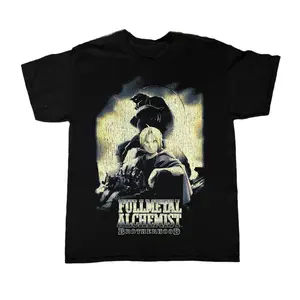 09 Fullmetal Alchemist Brotherhood Promo T-Shirt Unisex T-Shirt All Sizes