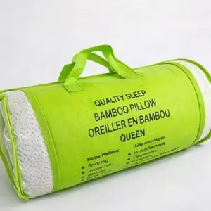Queen Bamboo Pillow - Quality Sleep, Helps Relieve Snoring, Ideal for Comfortable Nights