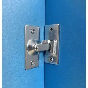 90 Degree Right Angle Door Lock Buckle Safety Door Lock Bolt, Stainless Steel Door Latch for Wooden Fences, Doors, Windows, Safety Sliding Door Latch