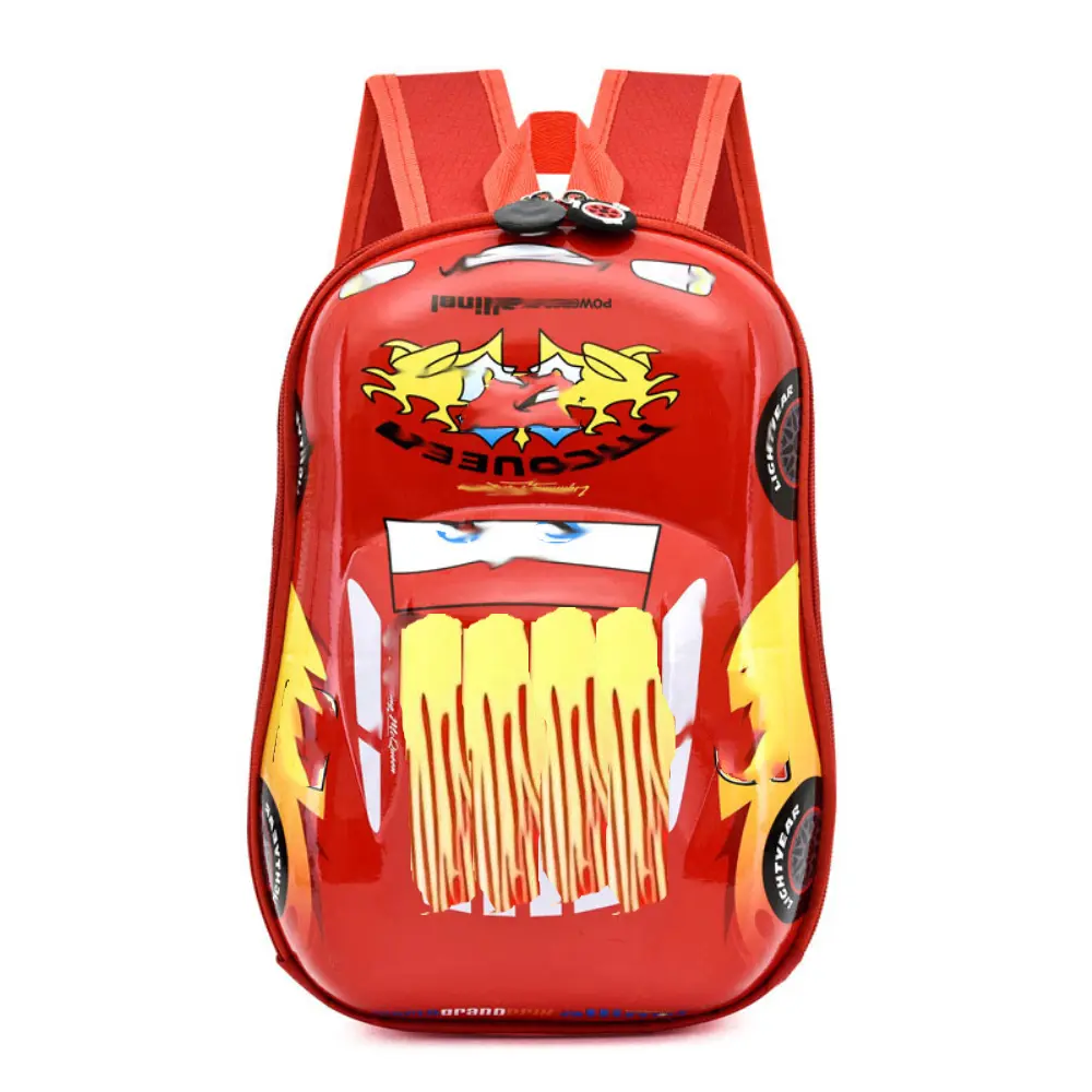 Kids' 3D Cartoon Animated Character Art Backpack - School Bag for 3-6 Year-Olds, Cartoon Style & Animated Graphic 3D Backpacks for Boys and Girls, Cartoon Style Backpacks
