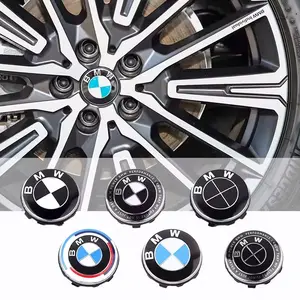 4 Piece Car Wheel Center Caps Set, Fits E90 E92 F30 F10 F25 E70 Models, Oe Style Replacement Covers, Automotive Accessories