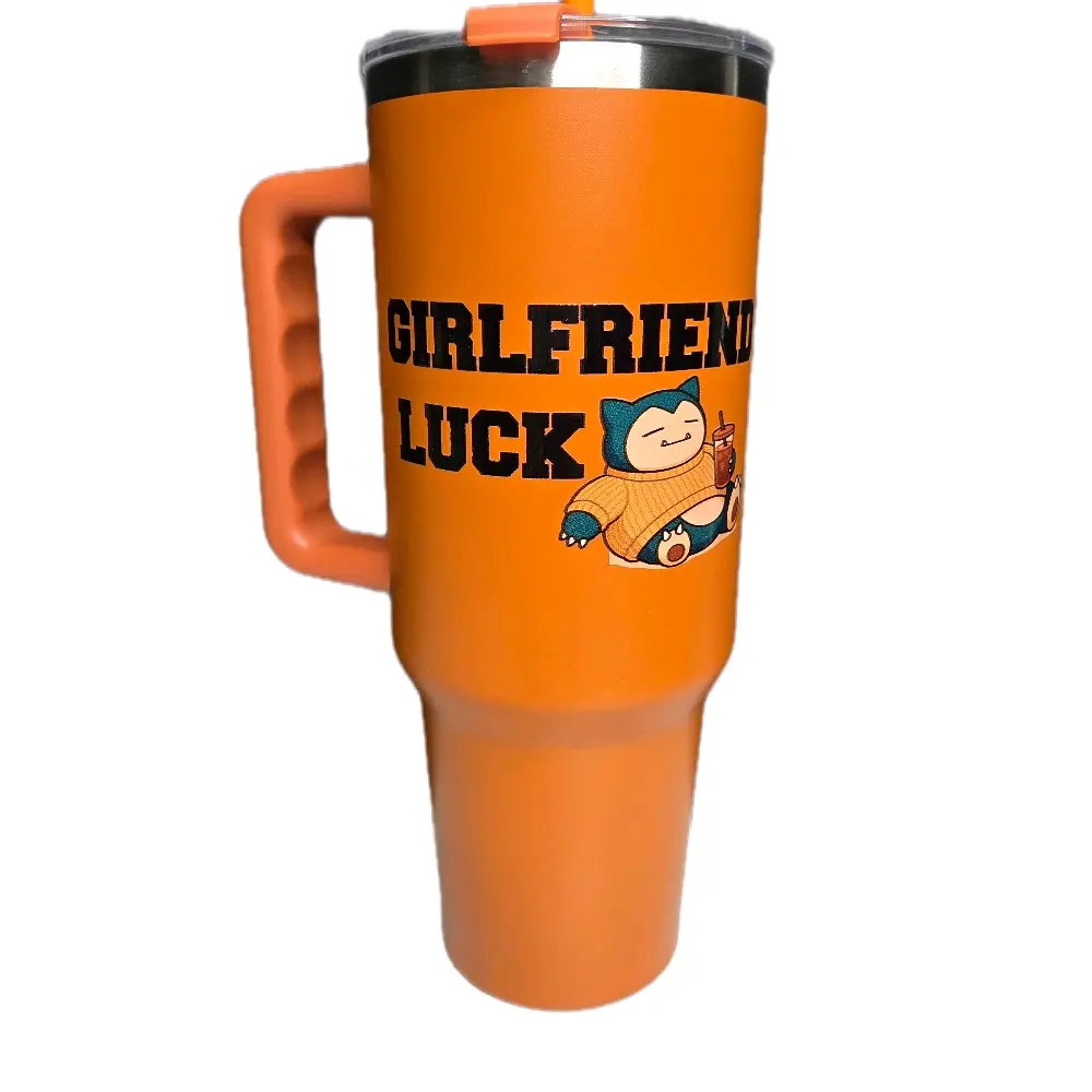 Girlfriend Luck Snorlax Tumbler cup