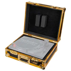 Odyssey FZ1200GOLD Limited Edition Turntable Flight Case in Gold Color