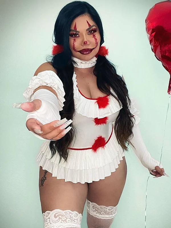 Let's Play Game 5 Piece Costume Set - White