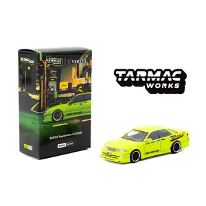 Tarmac Works 1:64 Global VERTEX Toyota Mark II JZX100 Special Edition – Green
