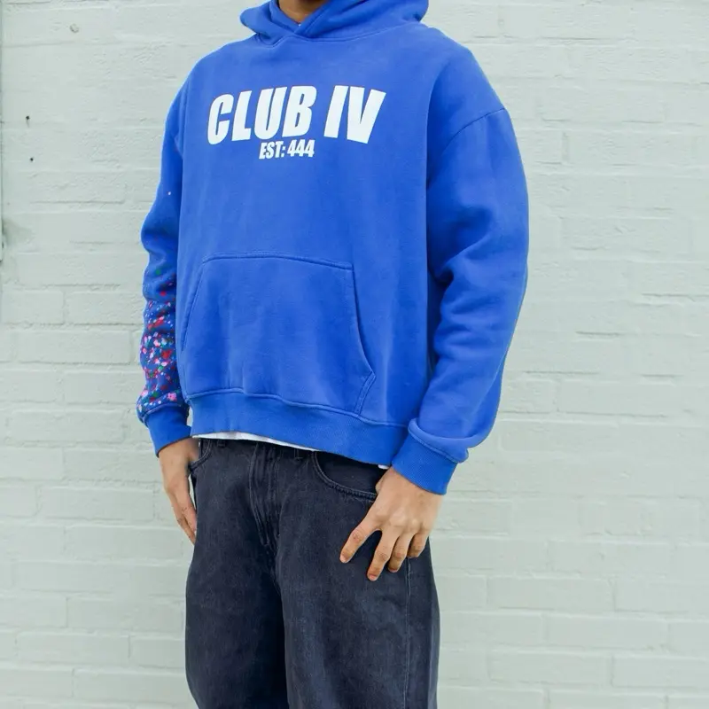 ‘CLBIV’ PAINTER HOODIE