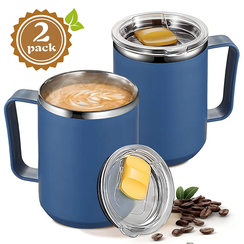 2l coffee mug Luigi Bormioli Thermic Borosilicate Double-Wall Insulated Coffee Mugs, Clear, 10.25 oz