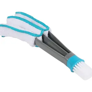 Blind Duster, Window Cleaner Duster Brush with 5 Microfiber Sleeves, Cleaning Tools for Vertical Blinds Air Conditioner Dust Ceiling Fans Dust Collector