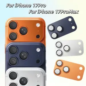 Camera Lens Protection Case for iPhone 17pro/17 Pro Max, Reinforced Glass, Durable Metal Frame, Scratch-Resistant Cover, Phone Accessories