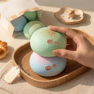 Plman 2PCS Slow Rising Squishy, Sticky Bread Squishy for Adults & ADHD, Classic Slow-Rise Squishy Toys for Stress Relief & Focus Enhancement, Desk Decor or Gift (Cyan & Green)