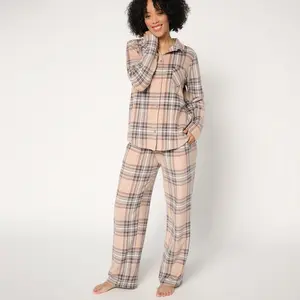 Cuddl Duds Tall Fleecewear with Stretch Notch Collar PJ Set