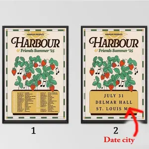 Harbour Friends Summer 2025 Tour Poster