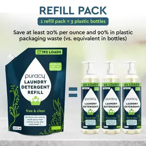 Puracy Natural Liquid Laundry Detergent 24 Fl Oz