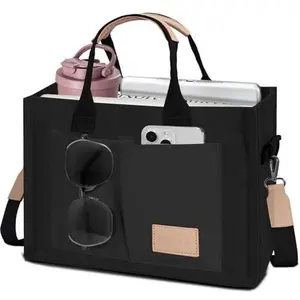 Tote Bags for Women Canvas Tote Purse Crossbody Bags with Pockets Top Handle Shoulder Handbags Satchel Bags for Women