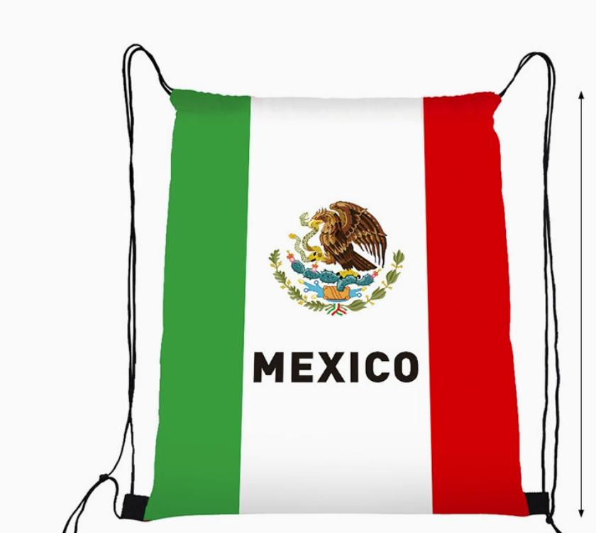 New 2026 US, Canada and Mexico World Cup Products Mexico Canvas Bag Storage Bag Free Design Football Bag gym Pastel Embroidered Tote