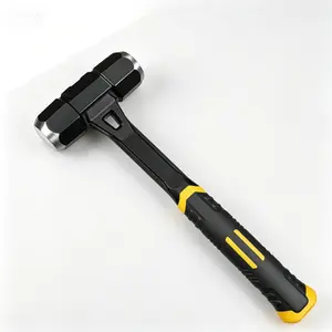 Forged Steel Sledge Hammer - Heavy Duty Demolition Tool with Fiberglass Handle for Construction and Blacksmithing, One Piece Head Design, Durable Drilling Hammer for Professional and Home Use