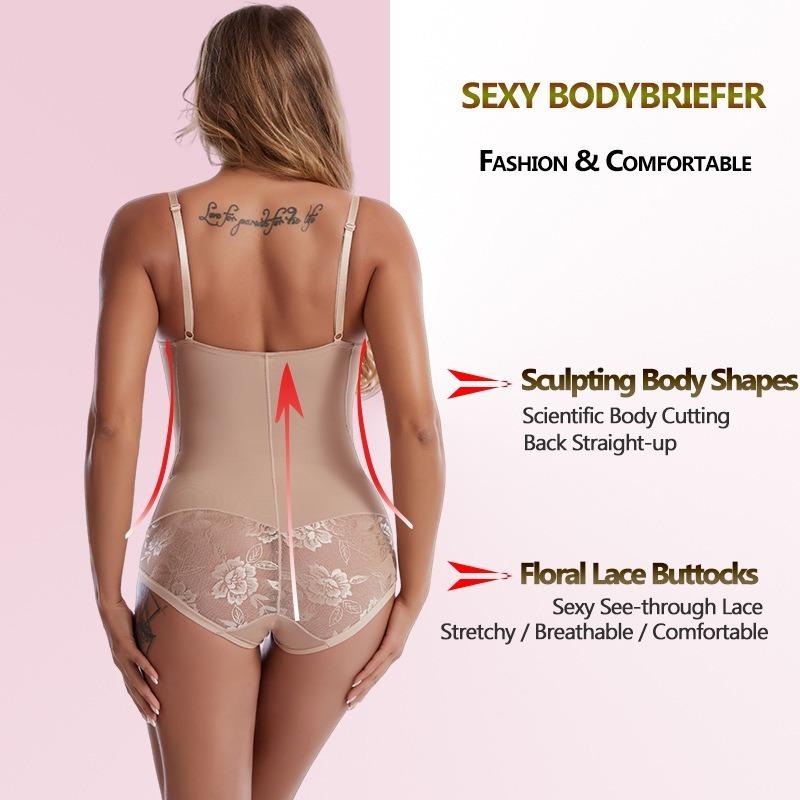 Women's Deep V Backless Slimming Body Shaping Bodysuit, S-XL Sizes Available, Casual Style, Plain Design, All Season Wear Women's Deep V Backless Slimming Body Shaping Bodysuit, S-XL Sizes Available, Casual Style, Plain Design, All Season Wear