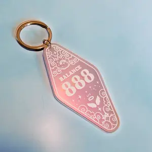 Balance 888 – Angel Number Acrylic Motel Keychain