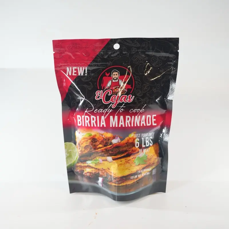 El Cejas Ready-to-Cook Birria Marinade Authentic Mexican Cooking Sauce 16oz for Up to 6lbs Meat with Ancho & Chipotle Peppers