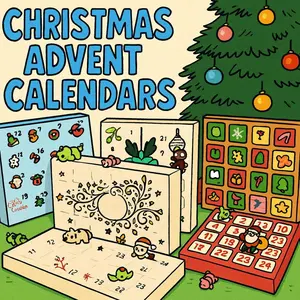 3D Printed Christmas Advent Calendar | Mini Figures + Fidgets + Final Surprise Gift Decor Ornaments
